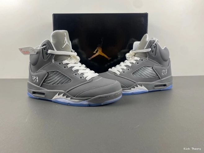 Kick Theory 136027-005 Retro Air Wolf Jordan 5 Grey 0630